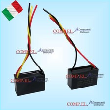 CONDENSATORE DI AVVIAMENTO MOTORE 0.7uF + 1.2uF 450V ac CBB61 CAPPA VENTILATORE
