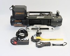 Verricello Elettrico Rapido Canguro Winch K10 000XP Corda Plastica 12V 4x4