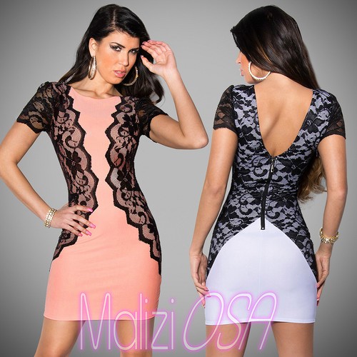 Miniabito donna elegante pizzo - donna,