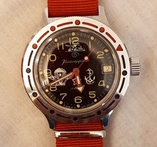 Orologio russo Vostok Amphibia "3 armi" carica manuale impermeabile 200 m