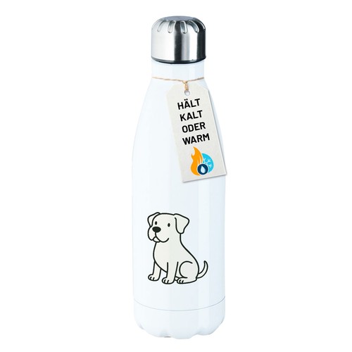 Borraccia acciaio inox dogo - inox,
