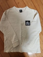 T-shirt manica lunga CAMP7 bambino Snoopy colore panna usata piccolo foro