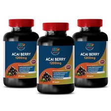acai berry cleanse - Acai Berry 1200mg - integratore metabolico - 3 flaconi