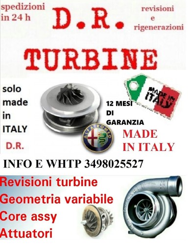 Turbo turbina coreassy per 156 - turbo,