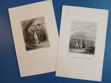 LES GAULOIS ET LES FRANCS / LE VIEUX DRAPEAU / 2 acciai francesi 800
