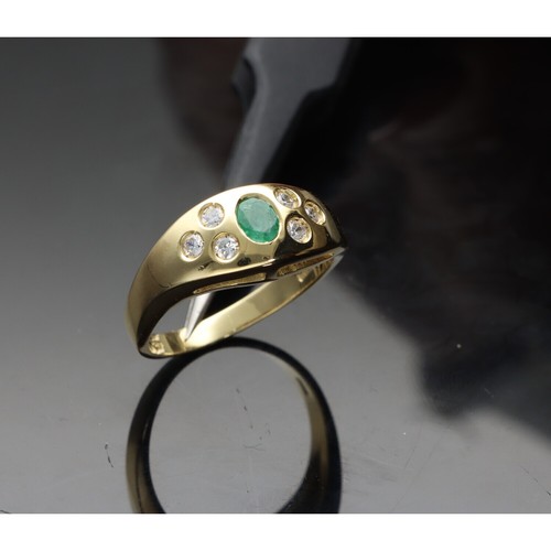 Anello con smeraldo - anello, e