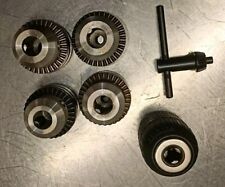 LOTTO 5  Mandrini TRAPANO Reversibile 2.0-13MM  E 1.5-13m ATTACCO 1/2 - 20UNF