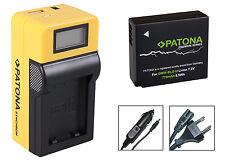 Batteria Patona Premium + Caricatore LCD per Panasonic Lumix DMC-LX100 - DMW-BLG10-E