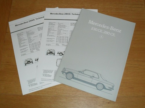 Set brochure mercedes - brochure,