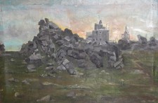 Dipinto ad olio paesaggio