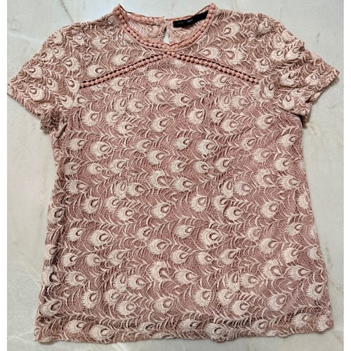 Top hazel dusty rose - top, pizzo