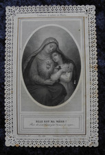 ANTICO BIGLIETTO DI PREGHIERA