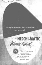 Necchi-Matic Wonder Wheel BU