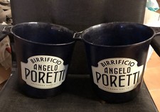 Birra Poretti - 2  Secchielli per ghiaccio - Glacette Plastica - Usati