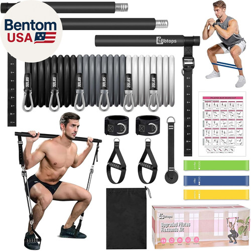 Pilates bar kit con fasce - bar,