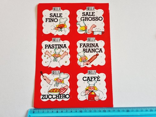 Adesivo cucina sale zucchero - adesivo,