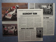 MOTOSPRINT987-PROVA / TEST-1987- MBA 125 MONOCILINDRICA - 3 fogli 