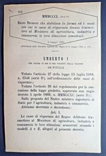 REGIO DECRETO STABILISCE MODI