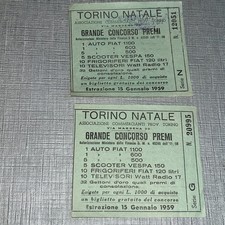 2 BIGLIETTI GRANDE CONCORSO