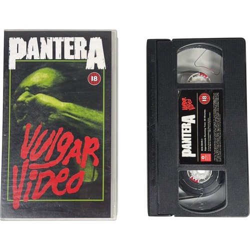 Pantera vulgar video vhs - vulgar,