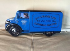 Scatola in latta blue di