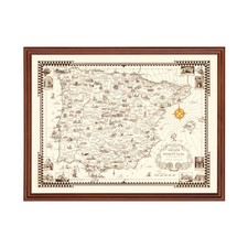 Vecchia Mappa della Spagna