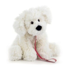 Peluche Cane Lagotto bianco