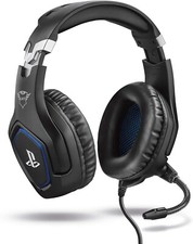 Trust Gaming GXT 488 Cuffie Gaming PS4 e PS5, Microfono Ripiegabile, Nero