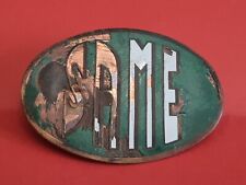 Fregio Stemma SAME Smaltato per Trattore Originale Badge Logo D' Epoca