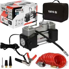 YATO MINI COMPRESSORE D'ARIA con LED COMPRESSORE AD ALTA POTENZA COMPRESSORE ARIA COMPRESSA