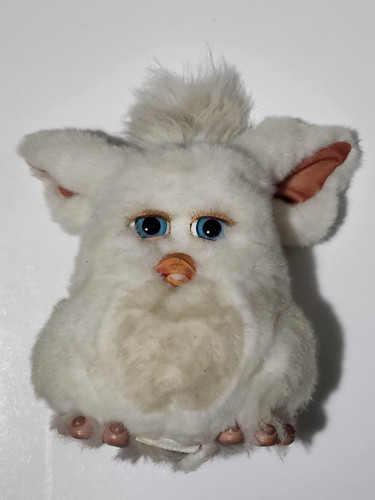 Furby white hair - furby, eyes