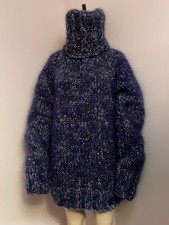 Maglione in mohair/lana/alpaca