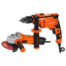 Smerigliatrice angolare DAAG115-75 e trapano a percussione DAID550