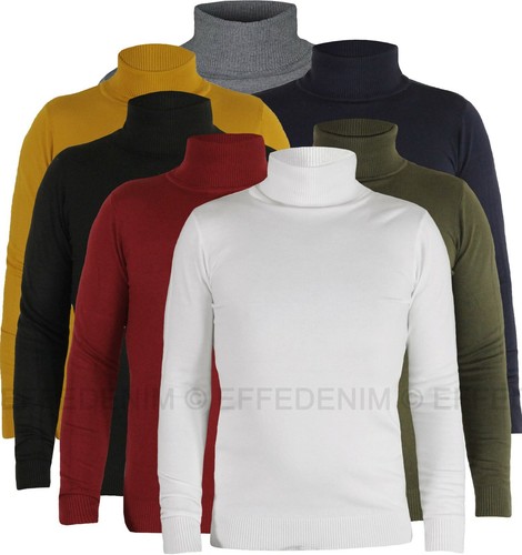 Maglione uomo collo alto - collo,