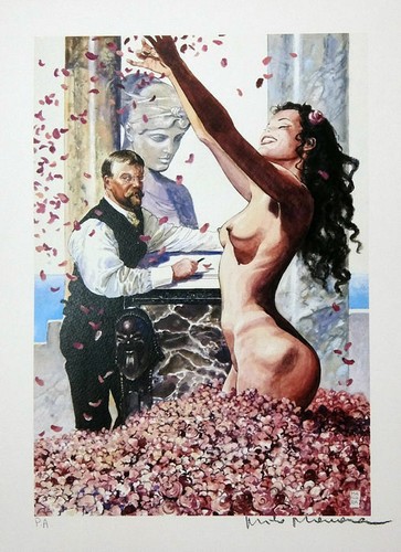 Manara stampa firmata omaggio - firmata,
