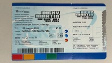 Biglietto Concerto Ricky