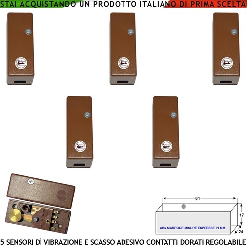 Rilevatori vibrazione adesivo - rilevatori,