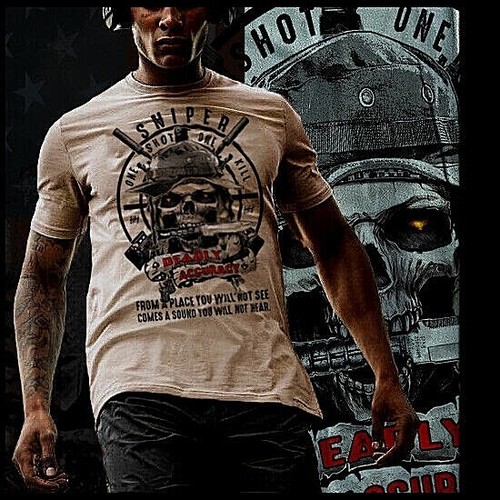 Sniper shirt military - t-shirt,