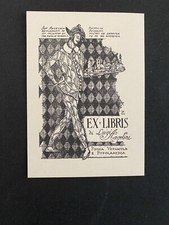 Luigi Angelini Ex Libris Arlecchino Bergamo