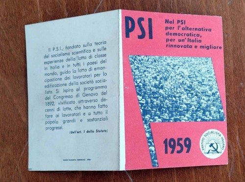 Tessere partito socialista - tessere,