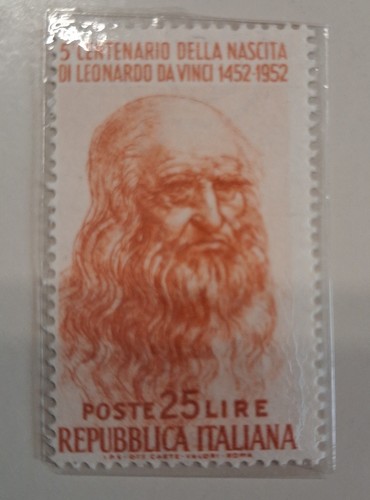 Francobollo italia lire - 25,