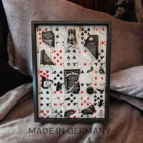 Jack daniels broken bottle art - jack,