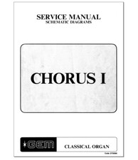 GEM CHORUS I Service manual