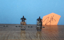 Tubi Radio 6DJ8 ECC88 Amperex A Telaio 111/110 115/112 COPPIA Adesivi Tek Abbinati