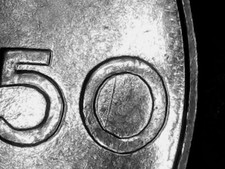 50 LIRE 1973 ERRORE - FRATTURA