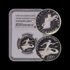 SAN MARINO. 1987, 1000 lire