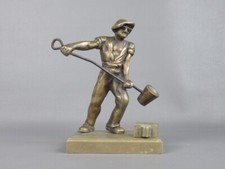 Scultura bronzo figura uomo