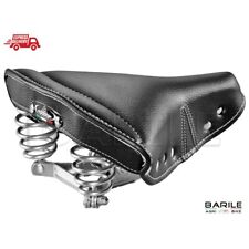 Sella MONTEGRAPPA STORICA Molle Bici Epoca - Vintage - Bacchetta - Olanda  Nero