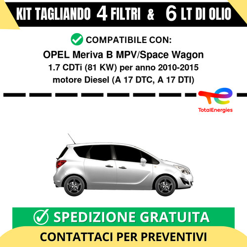 Tagliando per opel meriva - opel,