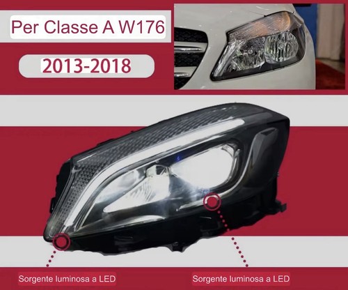 Fari full led drl - fari, per